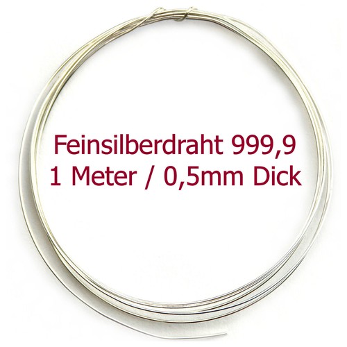 Feinsilber draht - (9,99€/m), feinsilber-draht