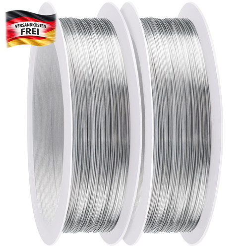 Basteldraht 3mm gold silber - gold,