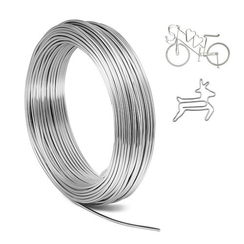 Basteldraht aluminium 2mm - aluminium, Ø