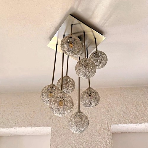 Deckenlampe chrom silber - deckenlampe,
