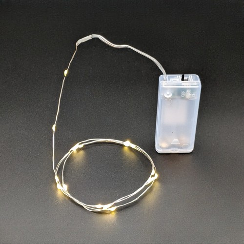 Led lichterkette silberdraht - led,