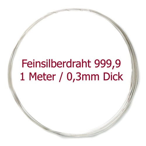 Feinsilber draht - (3,99€/m), feinsilber-draht